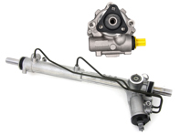 Steering rack and power steering pump set. Porsche 987 Boxster / 987C Cayman / 997.1 RHD (Right Hand drive) - 411091500322, 99631405002, 99631405003, 99631402004, 99631402005, 99731402000, 99734701209, 99734701208, 99734701207, 99734701205, 99734701204, 99734701206