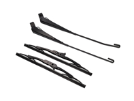 Ruitenwisserarm met bladen, voor, SET VAN 2, Zwart. Porsche 911 1965-94 - 9500003, 90162893000