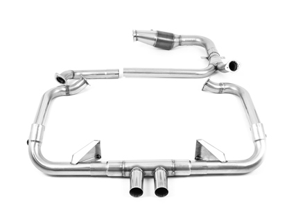 Sistema di scarico sportivo completo Milltek con finiture in titanio GT-100. Porsche 718 Boxster GTS / Cayman GTS - 982251052E, 982251051D, 982251051K - SSXPO141