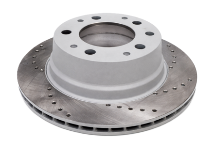 Remschijf achter, geperforeerd (set van twee). Porsche 911 / 930 - 90135204114 - 901 352 041 14 rd