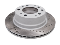 Disco de freno trasero perforado (par). Porsche 911 / 930 - 90135204114 - 901 352 041 14 rd