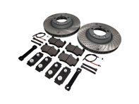 Disco e pastiglie freno Aggiornati a 350 mm per assale anteriore 996TT / C4S Disco e pastiglie freno Aggiornati a 350 mm per assale anteriore 996TT / C4S