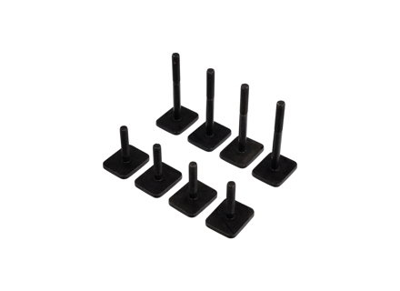 Set di adattatori Thule T-track in nero per Thule SnowPack - 95B04480010, 732600, 889600