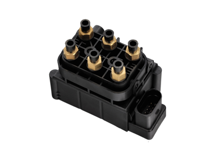 Air suspension valve block. Porsche 970 Panamera / Cayenne (9PA/92A) - 97035815304, 97035815303, 97035815302, 95535903000, 95535903001, 95835890300, 95835903001, 95535890300, 7P0698014 - VB-3470, 83609001