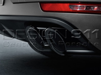 Exhaust Sports Tail Pipes BLACK. Porsche Macan - 95B04420008, 95B04420014 Exhaust Sports Tail Pipes BLACK. Porsche Macan - 95B04420008, 95B04420014