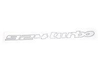 924 - Silver Sticker Badge Porsche 924 1976-85 - 477853627C, 477853627 924 - Silver Sticker Badge Porsche 924 1976-85 - 477853627C, 477853627