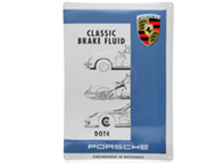 Plaque métallique – Liquide de frein Porsche Classic - PCG04430501 Plaque métallique – Liquide de frein Porsche Classic - PCG04430501