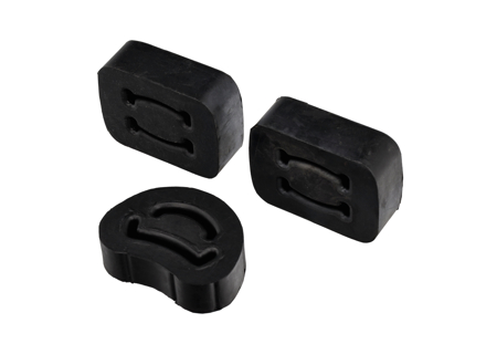 Gummi-Montagesatz für Abgasschalldämpfer. Porsche 924S / 944 - 92811125902, 94411114203, 94411114202, 94411114201, 94411114200, 477253140A