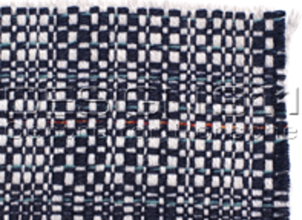 Tela Porsche Classic JUBILEE AZUL - BLANCO *MUESTRA - P9111294