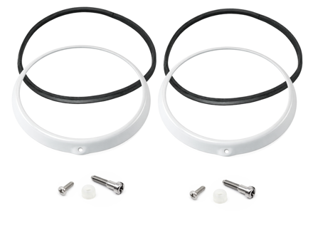 前大灯装饰罩（底漆）套装。适用于保时捷 911 / 964 - 91163114101, 91163114100 - PF806501, 1695150400