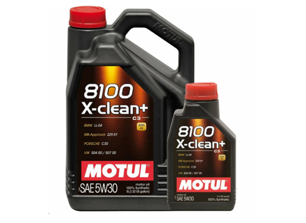 MOTUL 8100 X-CLEAN+ 5W-30 motorolie 6ltr - 106376, 106377