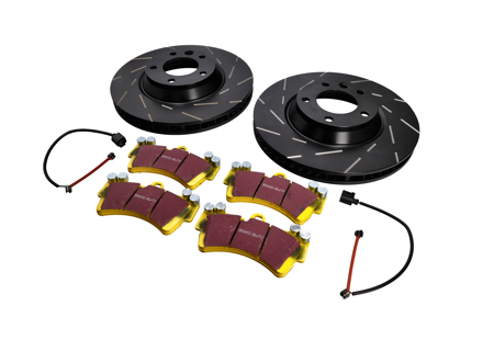 Set di dischi e pastiglie freno sportivi ANTERIORI. Porsche 955 Cayenne S V8 - 95535140151, 95535140251, 95535140150, 95535140250, 95535193912, 95535193913, 95535193914, 95535193916, 95535193910, 95561236502