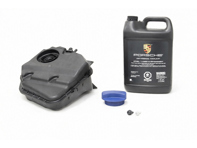 Water tank reservoir with cap and anti freeze 5Ltrs. Porsche 955 / 957 Cayenne 2003-10 - 95510614723, 95510614720, 95510614721, 95510614722, 9551061472
