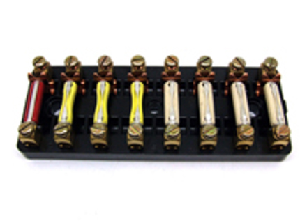 Fuse box 8-pole. Porsche 911 1974-89 / 930 1975-77 - 91161208701, 1699300400