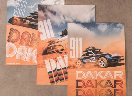 Conjunto de carteles: 911 Dakar