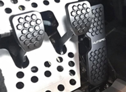 Pédaliers en aluminium usiné Porsche 964 993