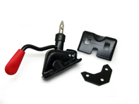 Chiusura del tetto rigido sul montante centrale. Porsche 987Boxster - 98756340401, 98756340301 Chiusura del tetto rigido sul montante centrale. Porsche 987Boxster - 98756340401, 98756340301