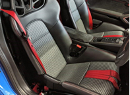 Seat cover and standard foam set. Porsche 918 fixed carbon bucket seats
