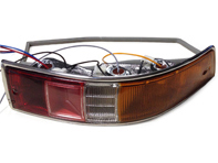 Indicator rear unit & lens in plastic for Early SWB Porsche 911/912 1965-68 - 90163140300, 90163140400, 90163140301, 90163140401 - 15878S, 15878D, 1695300670, 1695300680 Indicator rear unit & lens in plastic for Early SWB Porsche 911/912 1965-68 - 90163140300, 90163140400, 90163140301, 90163140401 - 15878S, 15878D, 1695300670, 1695300680