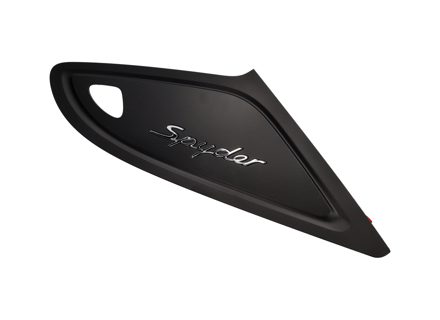 Achterzijde rechter carrosseriebekleding "Spyder", matzwart. Porsche 982 Boxster Spyder 2019>> - 98151217203OK1, 98151217200OK1, 98151217201OK1, 98151217202OK1