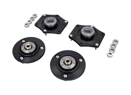 Ensemble de supports d'amortisseurs monoball avant et arrière. Porsche 996 C2 / C2S - 99633305903, 360250996