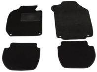 Set tappetini con clip di fissaggio, in nero. Porsche 911 74-89 Coupe LHD Cars - 1601700510 - 1601700510