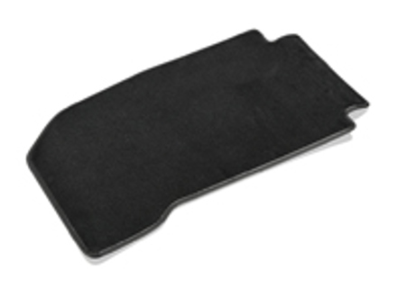 Carpet floor cover for footwell, front right, Black. Porsche 964 LHD - 964551012015FV