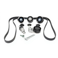 Kit rullo tenditore e cinghie per cinghia di trasmissione. Porsche Macan - 94610225230, 94810240375, 94810240323, 94810240321, 94810240300, 94810240322, 94810226175, 7PP145279, 95814527901, 94610211832, 94610211831, 94610211830, 0PB145257, 94610211730