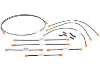 Brake line kit. Porsche 911 1963-67 LHD - 90135560101, 90135560301, 90135560401, 90135560800, 90135561103, 90135562200, 90135562700, 91435569100 - 1661500310 Brake line kit. Porsche 911 1963-67 LHD - 90135560101, 90135560301, 90135560401, 90135560800, 90135561103, 90135562200, 90135562700, 91435569100 - 1661500310