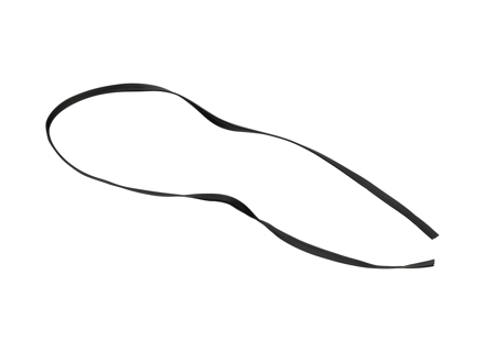 Rear 1/4 moulding lower rubber seal. Porsche 911 / 964 Targa - 90156555740