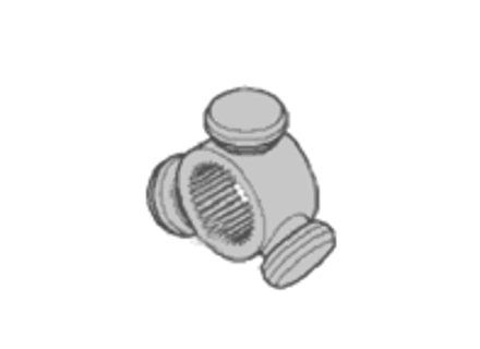 Giunto interno dell'albero di trasmissione. Porsche Macan 2.0L/3.0L - 95B407363