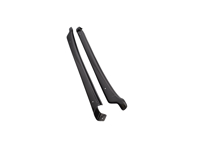 DAMAGED Rennline Inner Rear 1/4 Panel Garnish Rails Carbon Fibre. Porsche 911 Coupe - 91155509100, 9115550920
