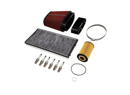Service Maintenance Kit For Porsche Boxster 987 2.7L / 3.2L and 3.4L / Cayman  Oil, Air Filters, Spark plugs & More - 98710098700, 98710098700/1, 98711013301, 99757121902, 99610722560, 99917022390, 90012310630