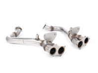 Milltek sports exhaust gas particulate filter bypass pipes. Porsche 718 Cayman GT4 4.0ltr Milltek sports exhaust gas particulate filter bypass pipes. Porsche 718 Cayman GT4 4.0ltr
