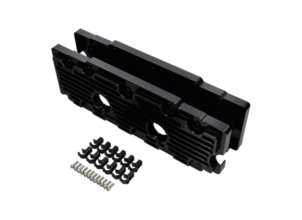 Coprivalvole in alluminio ricavato dal pieno SET DI 2 INFERIORI. Porche 964 - 96410511602, 96410511601, 96410511603 - M12