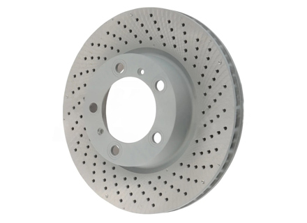 Bremsscheibenrotor vorne, gebohrter Monoblock, 315 x 28 mm. Porsche 981 Boxster 2,7 l / 981C Cayman 2,7 l - 98135140101, 98135140201 - PFL39811, PFR39812 Bremsscheibenrotor vorne, gebohrter Monoblock, 315 x 28 mm. Porsche 981 Boxster 2,7 l / 981C Cayman 2,7 l - 98135140101, 98135140201 - PFL39811, PFR39812