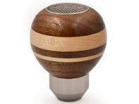 Walnut and maple wood gearshift knob. Porsche 912 - 90142401400 Walnut and maple wood gearshift knob. Porsche 912 - 90142401400