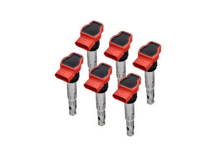 Kit bobina di accensione. (Set di 6) Porsche 958 Cayenne 3.0L V6 IBRIDA - 95860210200, 95860210201