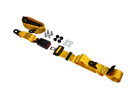 Cintura addominale posteriore statica a 2 punti in giallo (set di 2). Porsche 911 78-89 / 964 / 993 / 968 / 924 / 944 - 47785779570B, 911116 Cintura addominale posteriore statica a 2 punti in giallo (set di 2). Porsche 911 78-89 / 964 / 993 / 968 / 924 / 944 - 47785779570B, 911116