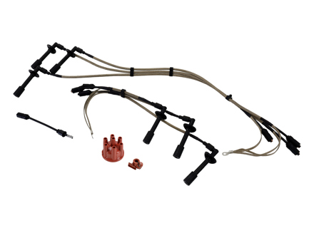 Kit d'allumage Câbles HT, Rotor, Capuchon d'allumeur Porsche 911SC - 91160201103, 91160201203, 91160906100, 91160901007, 91160901107, 93060290104, 93060290401, 93060290105