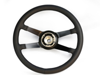 Extended hub padded leather steering wheel 380mm Carrera RS style. Porsche 911 1965 to 1973 - 91134708400 Extended hub padded leather steering wheel 380mm Carrera RS style. Porsche 911 1965 to 1973 - 91134708400