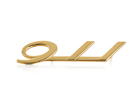 '911' Logo-Plakette für Porsche 911 1965-68 - 90155930520 '911' Logo-Plakette für Porsche 911 1965-68 - 90155930520