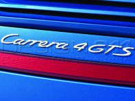 'CARRERA 4 GTS' Rear Badge, SILVER. Porsche 997.2 - 99755903708 'CARRERA 4 GTS' Rear Badge, SILVER. Porsche 997.2 - 99755903708