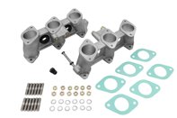 Juego de colector de admisión PMO inducción 50x42mm para carburador de 50mm. Porsche 911 con culatas CIS con puertos de carrera Juego de colector de admisión PMO inducción 50x42mm para carburador de 50mm. Porsche 911 con culatas CIS con puertos de carrera