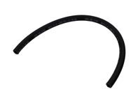 Durite de reniflard de carburant tressée 400 mm. Porsche 924 / 924S / 944 1984-87 - 94420145301 - PKS7T-400