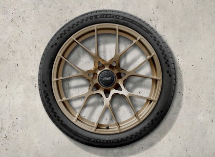 Jeu de roues Neodyme en alliage d'aluminium forgé 20"/21" 911 GT3 RS sans pneus. Porsche d'origine - 992044681CI