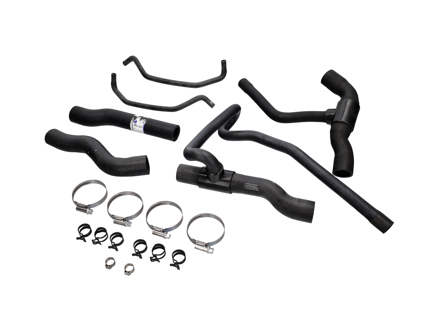 Kit tubo radiatore anteriore liquido di raffreddamento acqua. Porsche 996 C2/ C4 automatic/ tiptronic cars - 99610662255, 99610662654, 99951252201, 99951249900, 99951258505, 99610613753, 99610613853, 9961066558, 99610666656