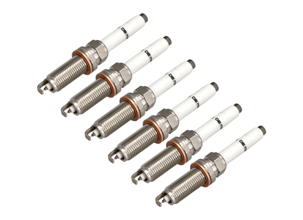 Spark plug (PACK OF 6), Double-iridium. Porsche 95B.1 Macan / 958 Cayenne / 970.2 Panamera S - 99917023390, 99917023590