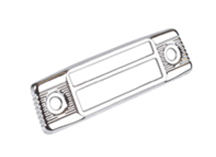 Radio cover, chromed, for Blaupunkt Frankfurt radio. Porsche 356 - 113857233 - 8101850100