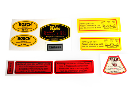 Sticker Motoroliepeil. Porsche 911 - 64470100101 - 1601502210 Sticker Motoroliepeil. Porsche 911 - 64470100101 - 1601502210